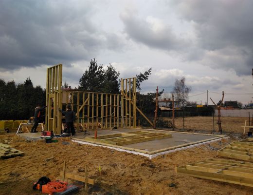 Dom szkieletowy w Imielinie