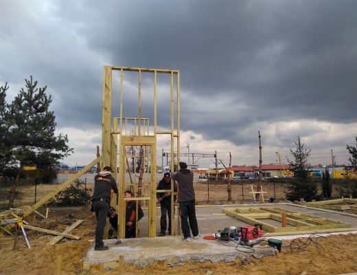 Dom szkieletowy w Imielinie