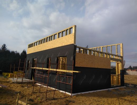 Dom szkieletowy w Imielinie