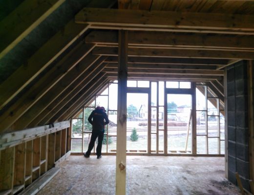 Dom szkieletowy w Imielinie