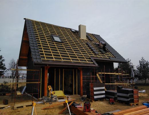 Dom szkieletowy w Imielinie