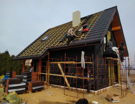 Dom szkieletowy w Imielinie