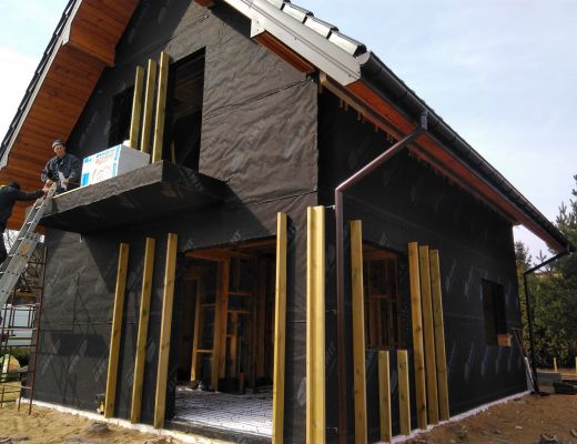 Dom szkieletowy w Imielinie