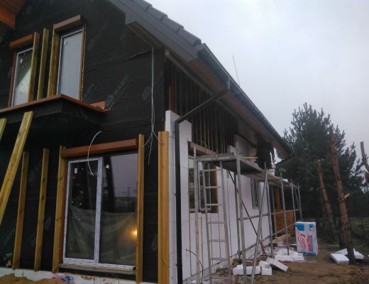 Dom szkieletowy w Imielinie