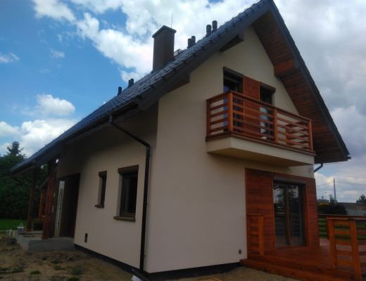 Dom szkieletowy w Imielinie