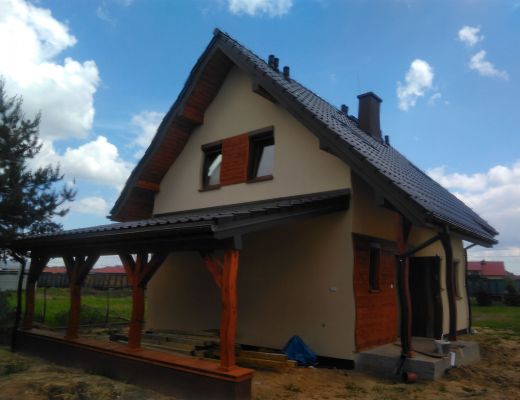 Dom szkieletowy w Imielinie