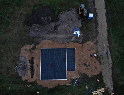 Budowa domu w Bruśku