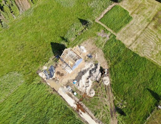 Budowa domu w Bruśku