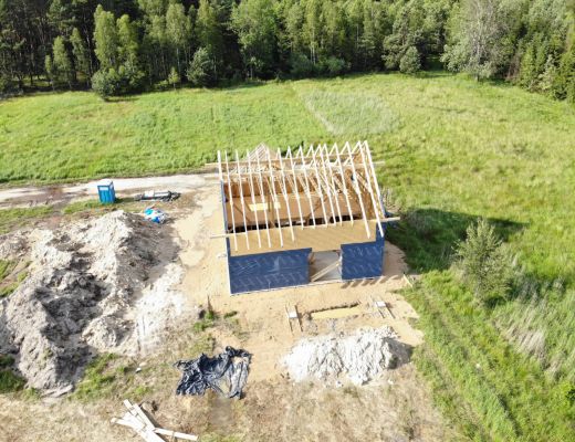 Budowa domu w Bruśku