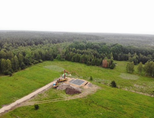 Budowa domu w Bruśku