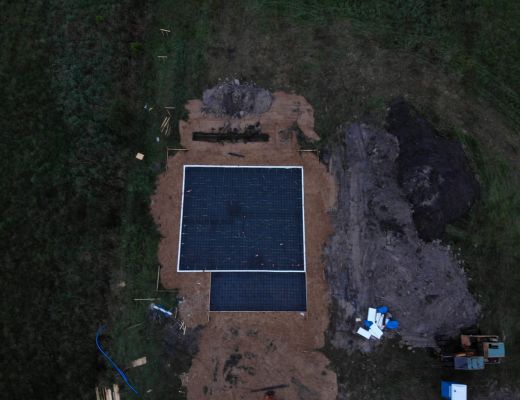 Budowa domu w Bruśku