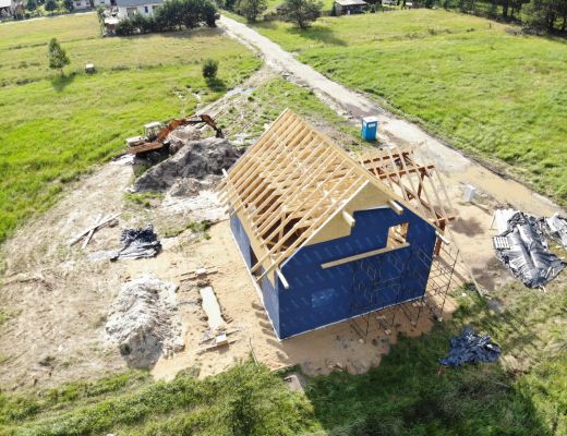 Budowa domu w Bruśku