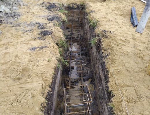 Budowa domu w Bruśku