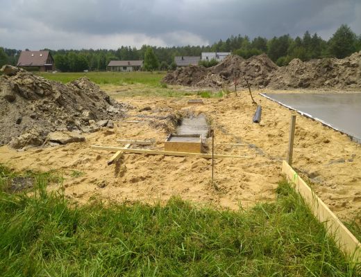 Budowa domu w Bruśku