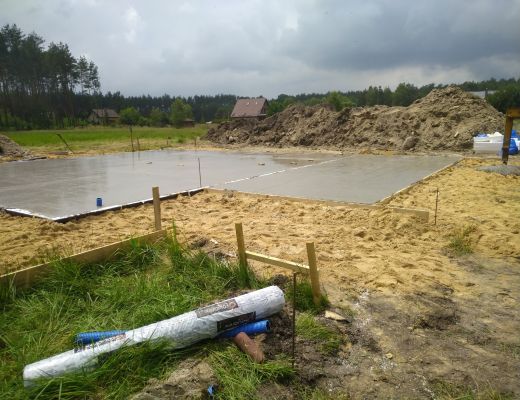 Budowa domu w Bruśku