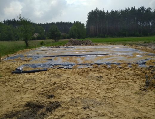 Budowa domu w Bruśku