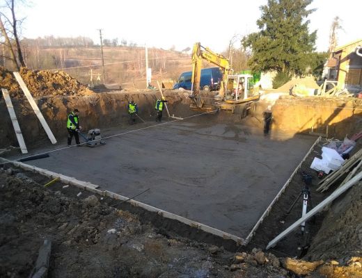 Budowa domu w Burowie gmina Zabierzów