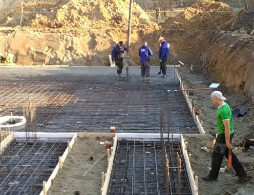 Budowa domu w Burowie gmina Zabierzów