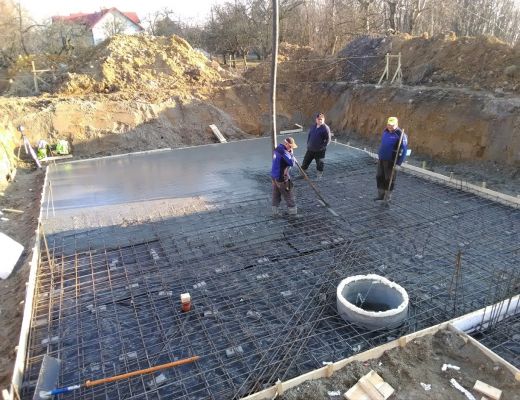 Budowa domu w Burowie gmina Zabierzów