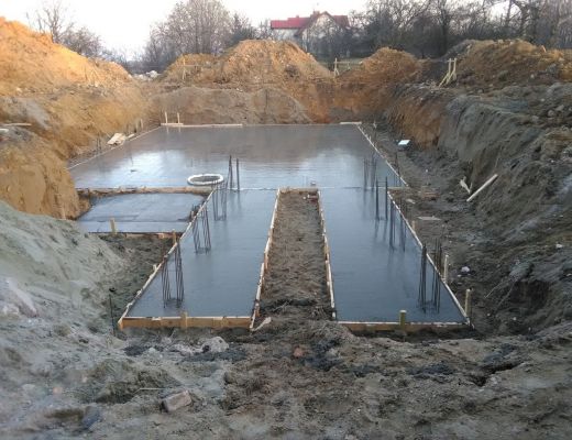 Budowa domu w Burowie gmina Zabierzów