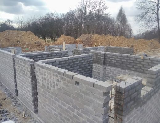 Budowa domu w Burowie gmina Zabierzów