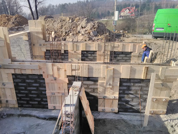 Budowa domu w Burowie gmina Zabierzów