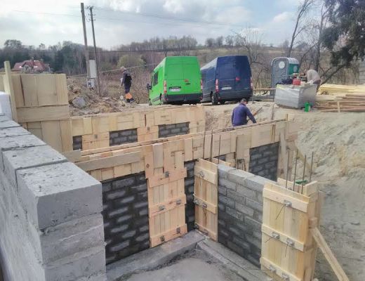 Budowa domu w Burowie gmina Zabierzów