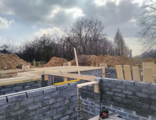 Budowa domu w Burowie gmina Zabierzów