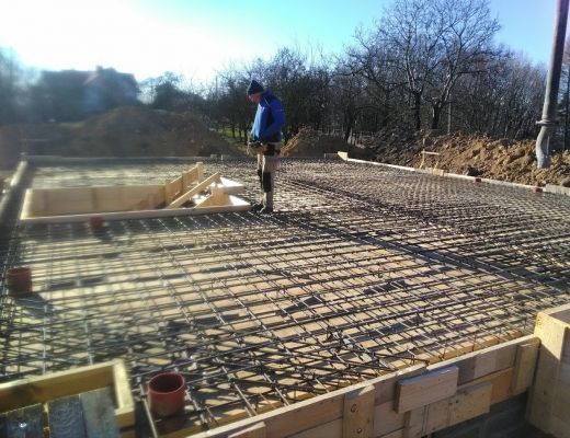 Budowa domu w Burowie gmina Zabierzów