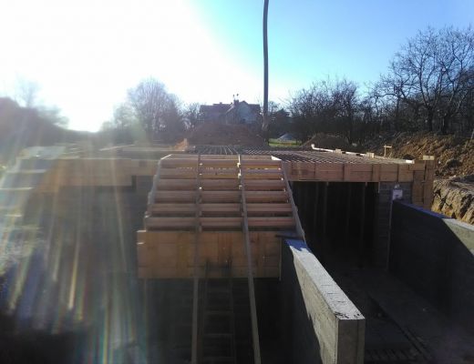 Budowa domu w Burowie gmina Zabierzów