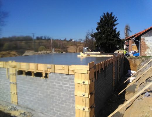 Budowa domu w Burowie gmina Zabierzów