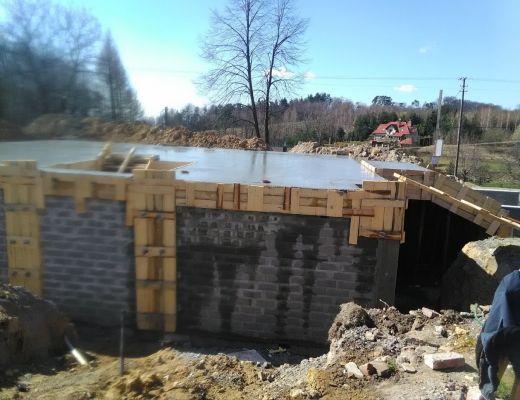 Budowa domu w Burowie gmina Zabierzów