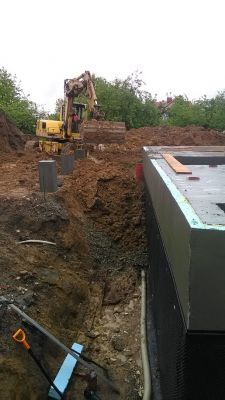 Budowa domu w Burowie gmina Zabierzów