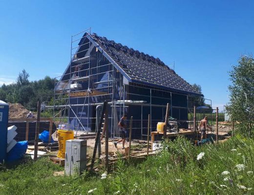 Budowa domu w Chełmie Śląskim