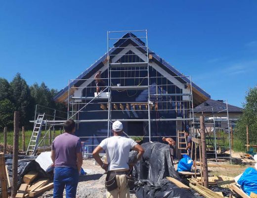 Budowa domu w Chełmie Śląskim