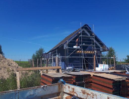 Budowa domu w Chełmie Śląskim