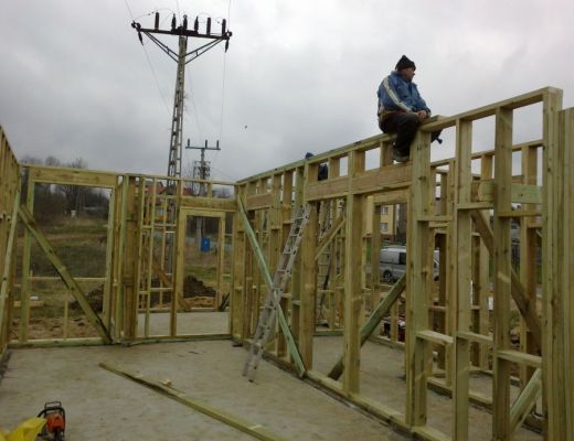 Budowa domu w Gródkowie