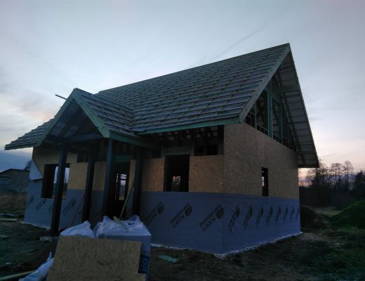 Budowa domu w Chełmie Śląskim