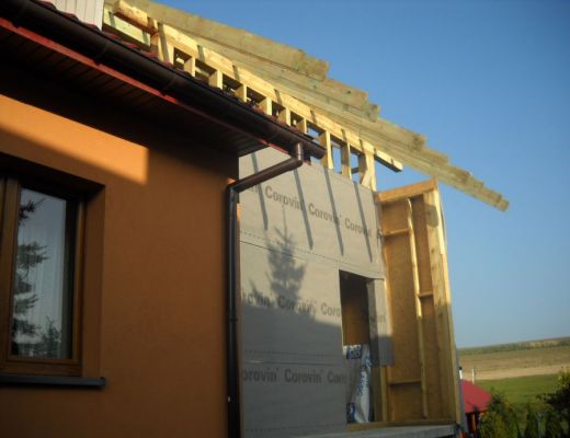 Nadbudowa domu w Imielinie