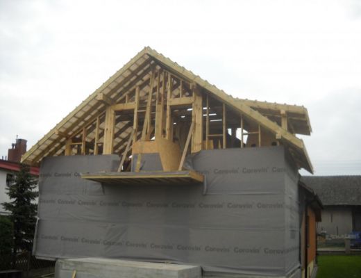 Nadbudowa domu w Imielinie