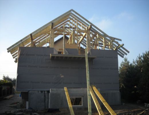 Nadbudowa domu w Imielinie