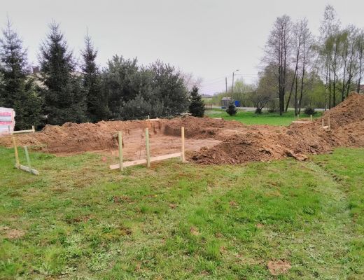 Budowa domu w Osieku