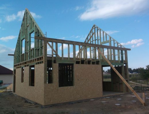 Budowa domu w Chełmie Śląskim