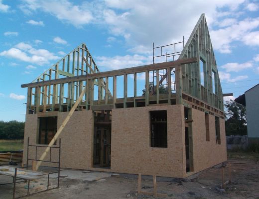 Budowa domu w Chełmie Śląskim