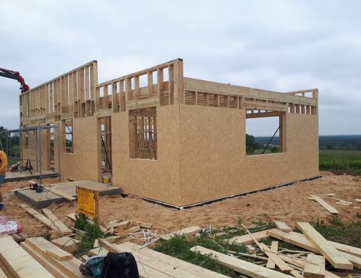 Budowa domu w Sadowie 