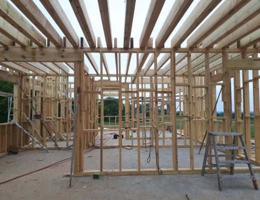 Budowa domu w Sadowie 