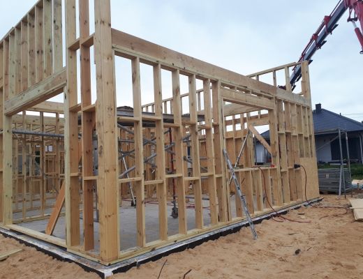 Budowa domu w Sadowie 