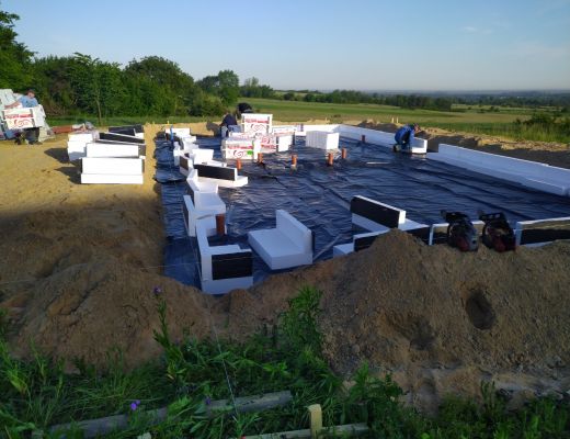 Budowa domu w Sadowie 