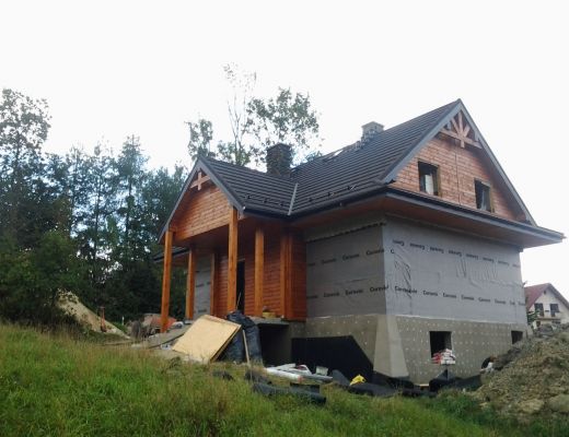 Budowa domu w Mszanie Dolnej