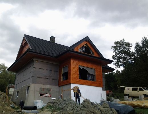Budowa domu w Mszanie Dolnej